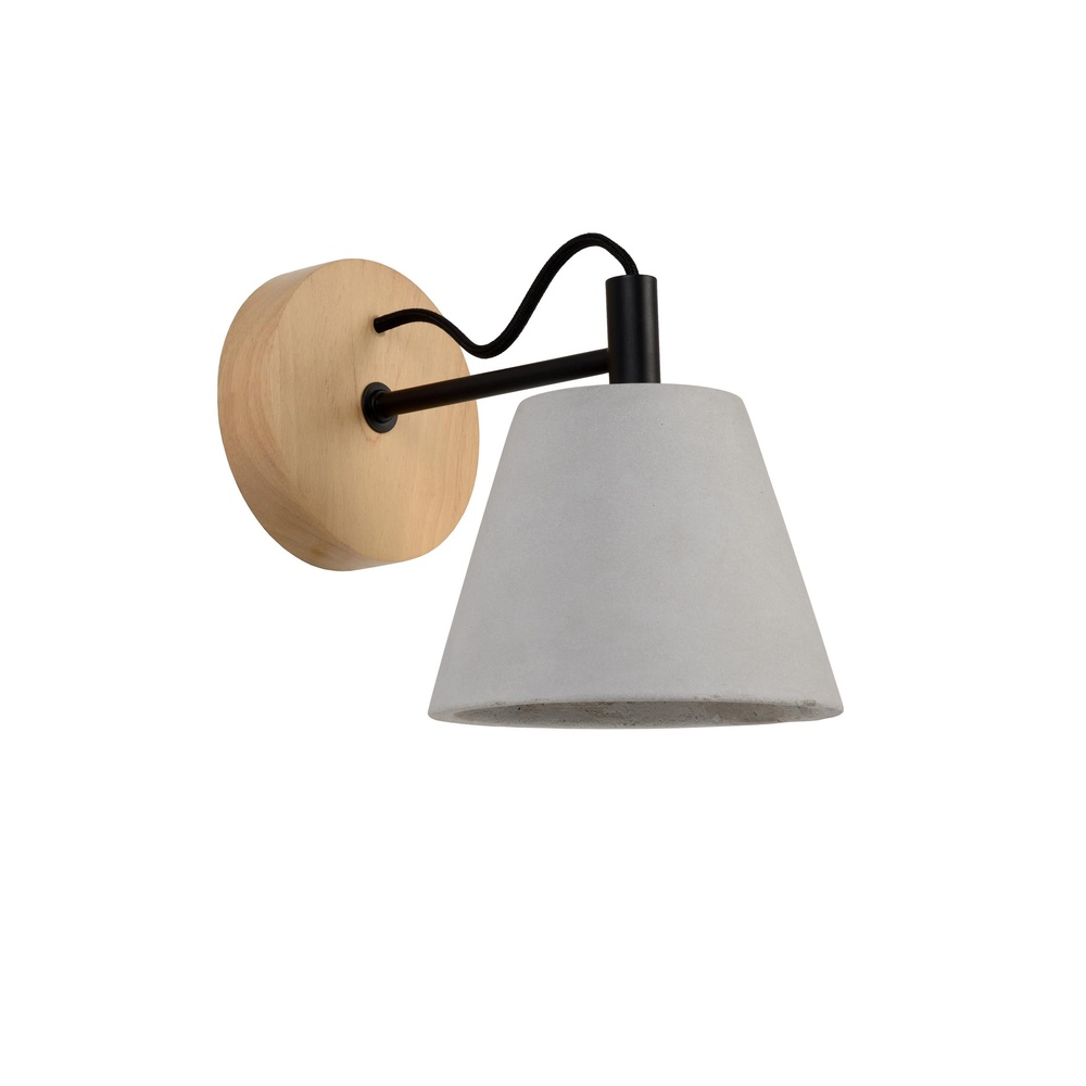 Lucide WandlampPossio grijs - 03213/01/41